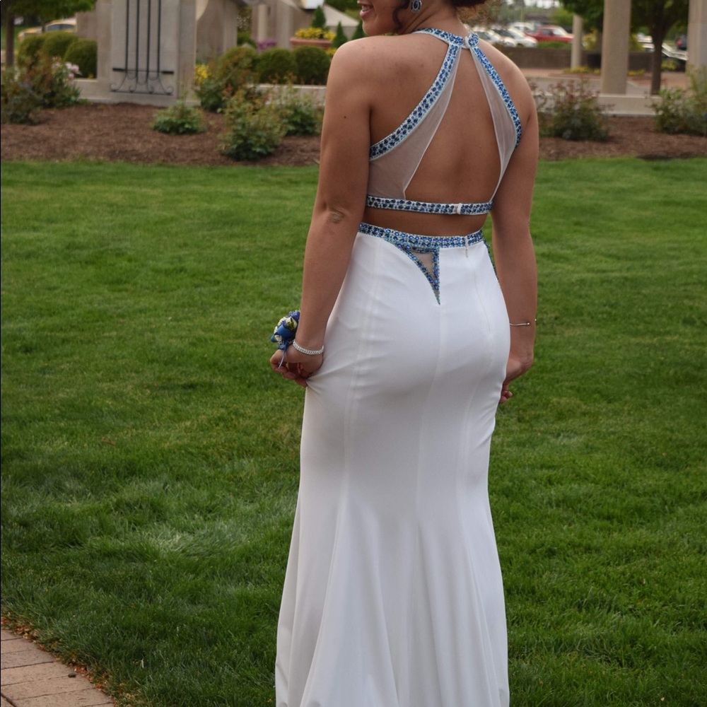 Two-Piece Faviana Prom Dress (S7905)